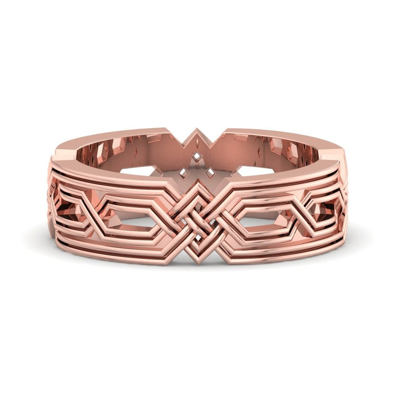 Rose Gold Highland Crest Band