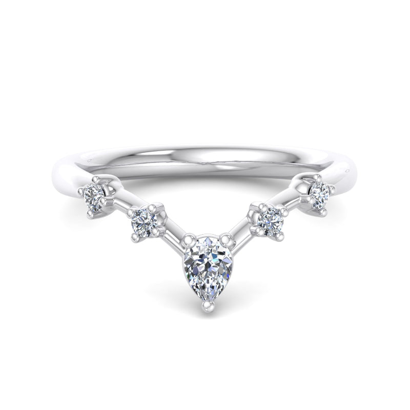 Platinum Abelia (1/4ctw)